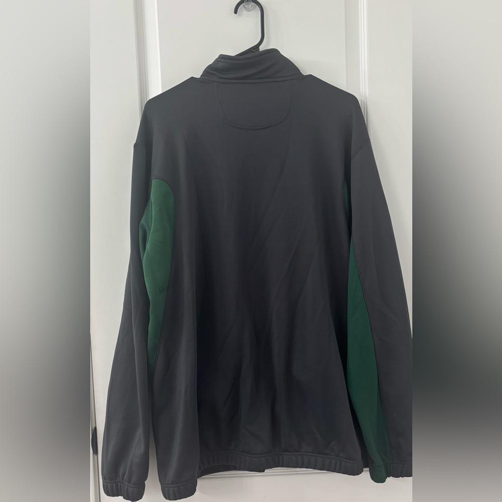 Nike Dark Gray and Green Athletic Jacket Dakota Fighting Sioux - Picture 2 of 8